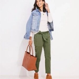 Vineyard Vines Women's Every Day Utility Belt Pants Size 00 - Four Leaf Clover